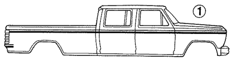 Stripe Tape for 1996 Ford F-350 #2