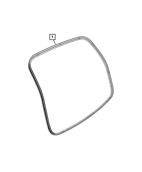 Weatherstrips and Seals for 2023 Chrysler Pacifica #2