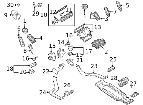 Ducts for 2008 Audi Q7 #0