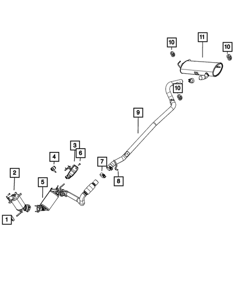 Exhaust System for 2017 Jeep Wrangler #2