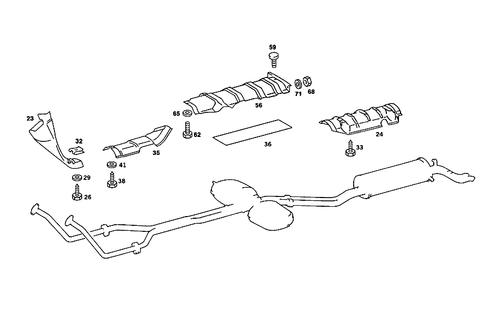 Screening Plates for 1985 Mercedes-Benz 380SE #2