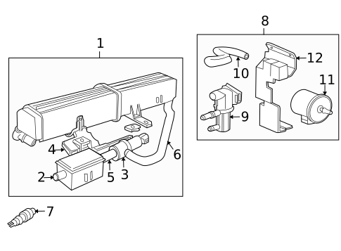 Emission Components for 2005 Jaguar X-Type #0