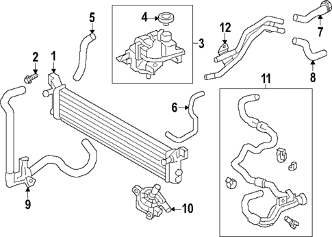 Inverter Cooling Components for 2025 Lexus LS500h #0