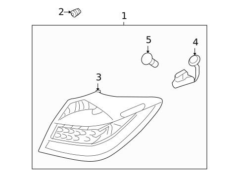 Tail Lamps for 2011 Hyundai Genesis #0
