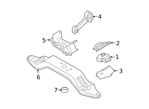 Engine & Trans Mounting for 2008 Subaru Forester #1