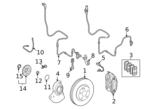 Anti-Lock Brakes for 2013 Mercedes-Benz S600 #1