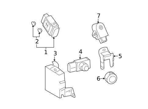 Electrical Components for 2007 Lexus ES350 #2