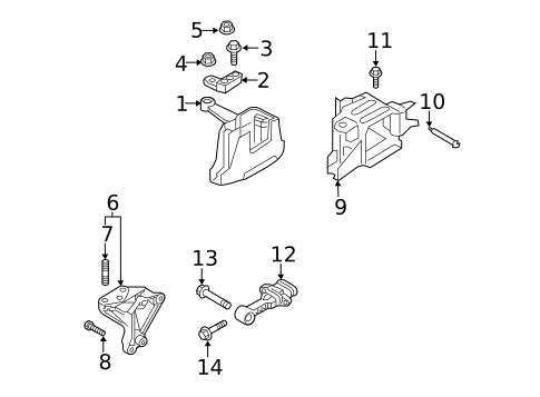 Engine & Trans Mounting for 2023 Kia Seltos #0