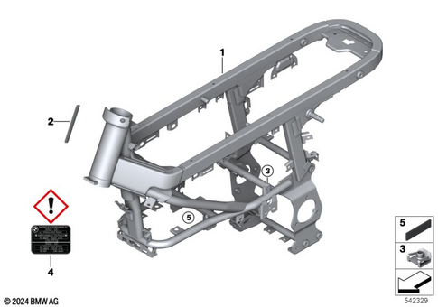 Motorcycle Frame for 2024 BMW-Motorrad CE #2