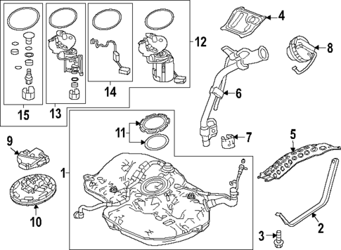 Fuel System Components for 2025 Honda Civic #0