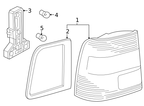 Tail Lamps for 1999 Volkswagen Passat #0