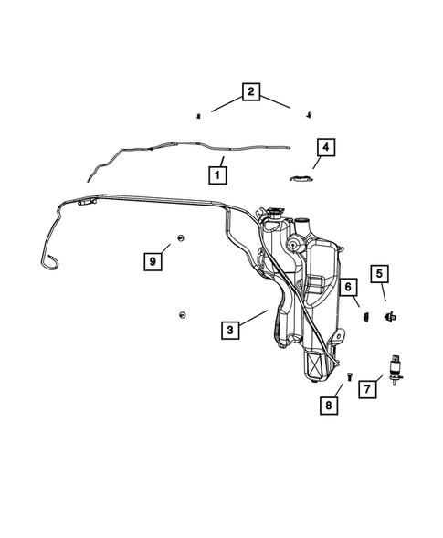 Wiper and Washer System for 2010 Dodge Ram 3500 #2