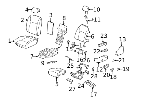 Power Seats for 2007 Saab 9-3 #1
