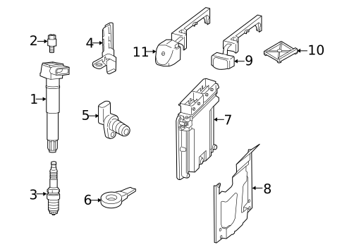 Ignition System for 2012 Porsche Panamera #1