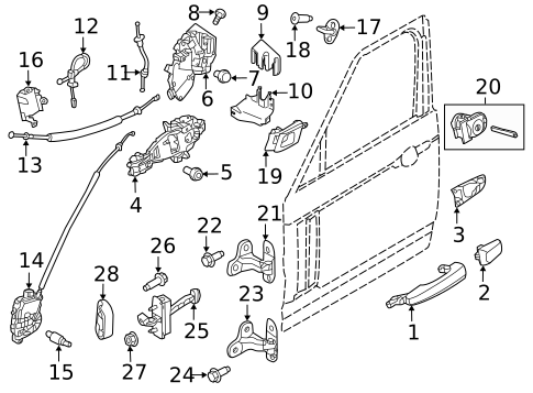 Front Door for 2015 Land Rover Range Rover Sport #3