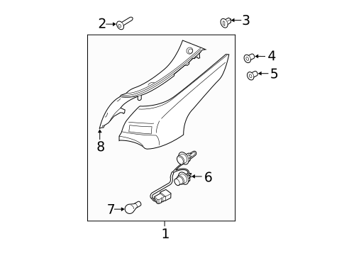 Tail Lamps for 2020 Hyundai Veloster N #0