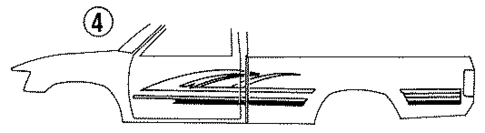 Stripe Tape for 1993 Toyota Pickup #0