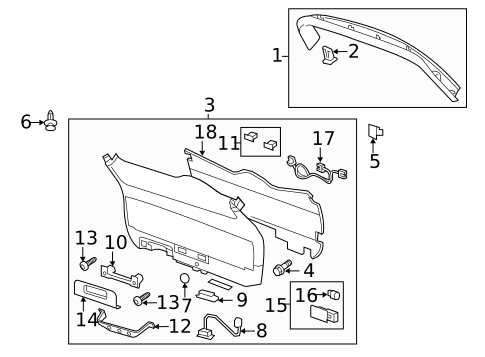 Switches, Solenoids & Actuators for 2010 Buick Enclave #1
