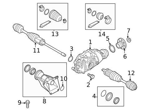 Carrier & Front Axles for 2021 BMW X5 #26