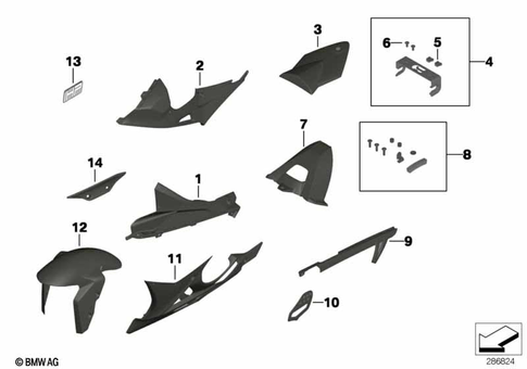Painted Parts for 2011 BMW-Motorrad S 1000 RR #8