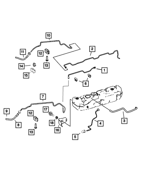 Fuel Lines for 2007 Dodge Sprinter 2500 #1