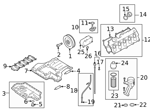 Engine Parts for 2009 Audi S8 #0