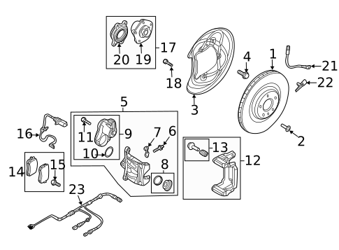 Parking Brake for 2022 Audi A6 allroad #1