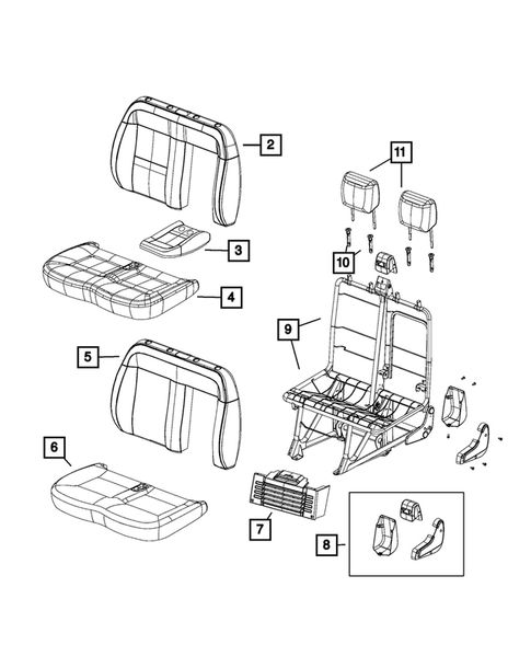 Front Seats - First Row for 2016 Ram ProMaster 2500 #1