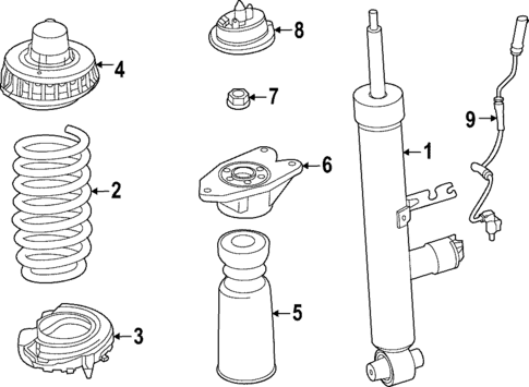 Struts & Components for 2024 BMW M440i Gran Coupe #2