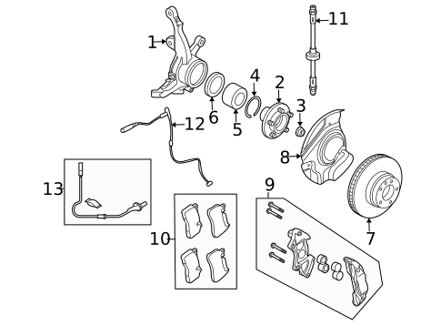 Anti-Lock Brakes for 2009 Land Rover Range Rover #1