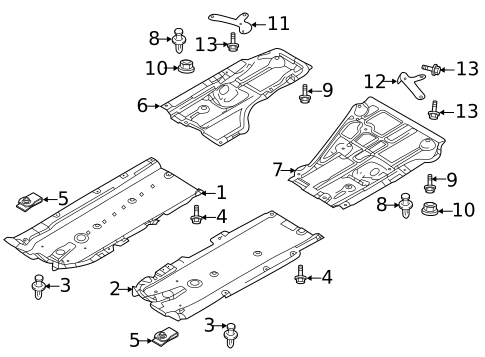Under Cover & Splash Shields for 2024 Mazda 3 #0
