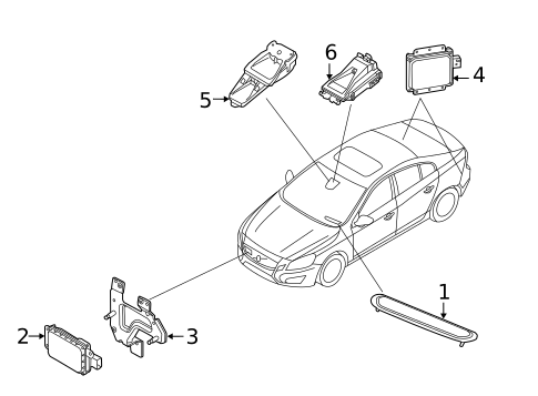 Electrical Components for 2017 Volvo S60 Cross Country #3