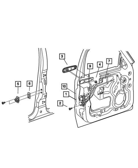 Front Door for 2005 Jeep Liberty #0