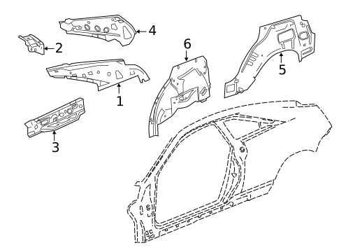 Inner Structure for 2012 Cadillac CTS #3