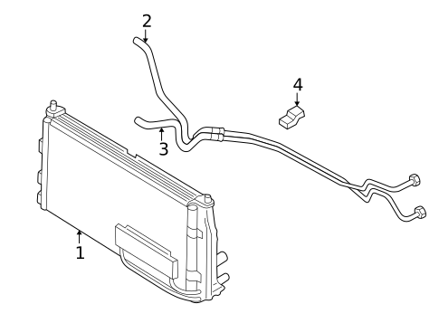 Trans Oil Cooler for 1998 Dodge Intrepid #0