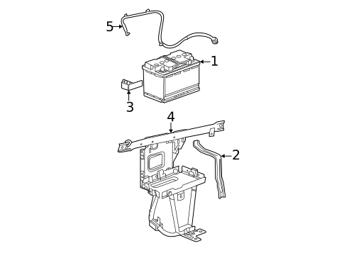 Battery & Related Components for 2021 Chevrolet Tahoe #0