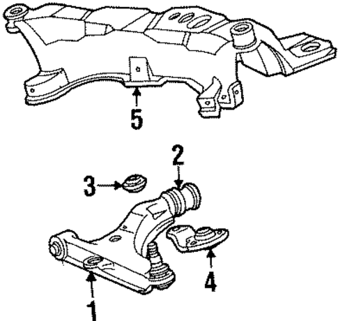 Suspension Components for 1990 Mitsubishi Galant #1