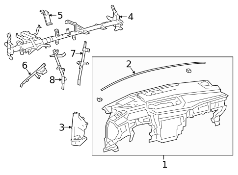 Instrument Panel for 2022 Lexus UX200 #0