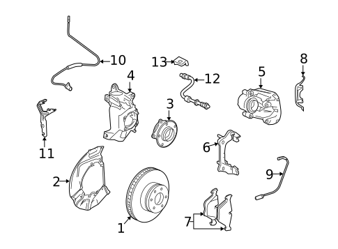 Brake Components for 2009 BMW M6 #0