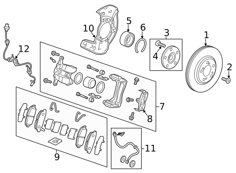 Anti-Lock Brakes for 2015 Acura RLX #1