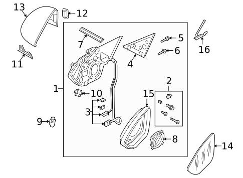 Mirrors for 2021 Audi e-tron Quattro #0