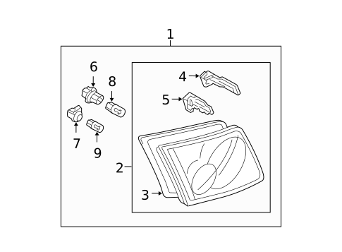 Combination Lamps for 2008 Mazda 6 #2
