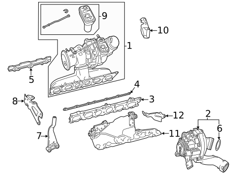 Turbo Charger for 2021 Mercedes-Benz GLE 53 AMG® #3