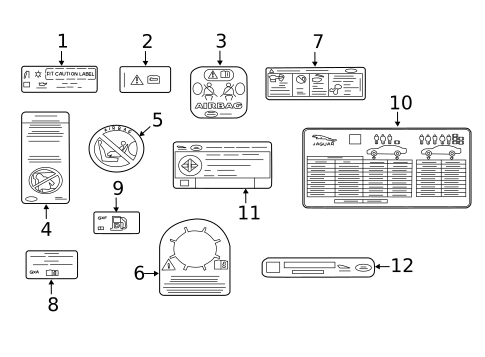 Labels for 2019 Jaguar XE #0