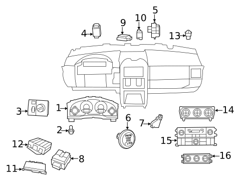 Controls for 2010 Volkswagen Routan #0