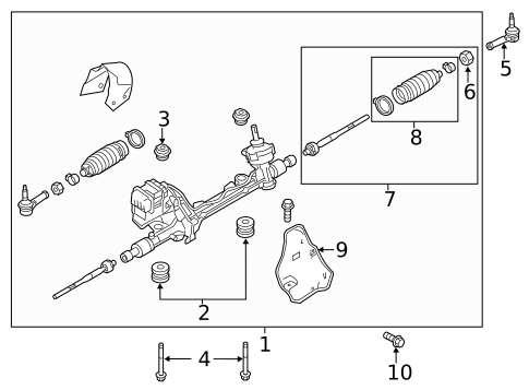 Steering Gear & Linkage for 2012 Ford Explorer #0