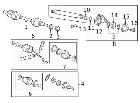 Drive Axles for 2014 Chevrolet Cruze #0