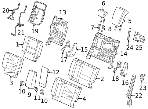 Third Row Seats for 2017 Honda Odyssey #1