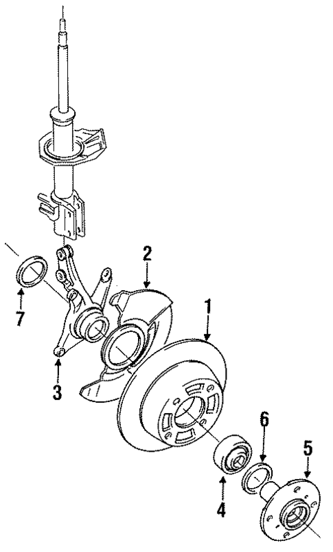 Front Brakes for 1994 Suzuki Swift #0