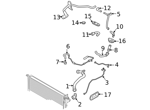Hoses & Lines for 2025 Audi A6 Quattro #0